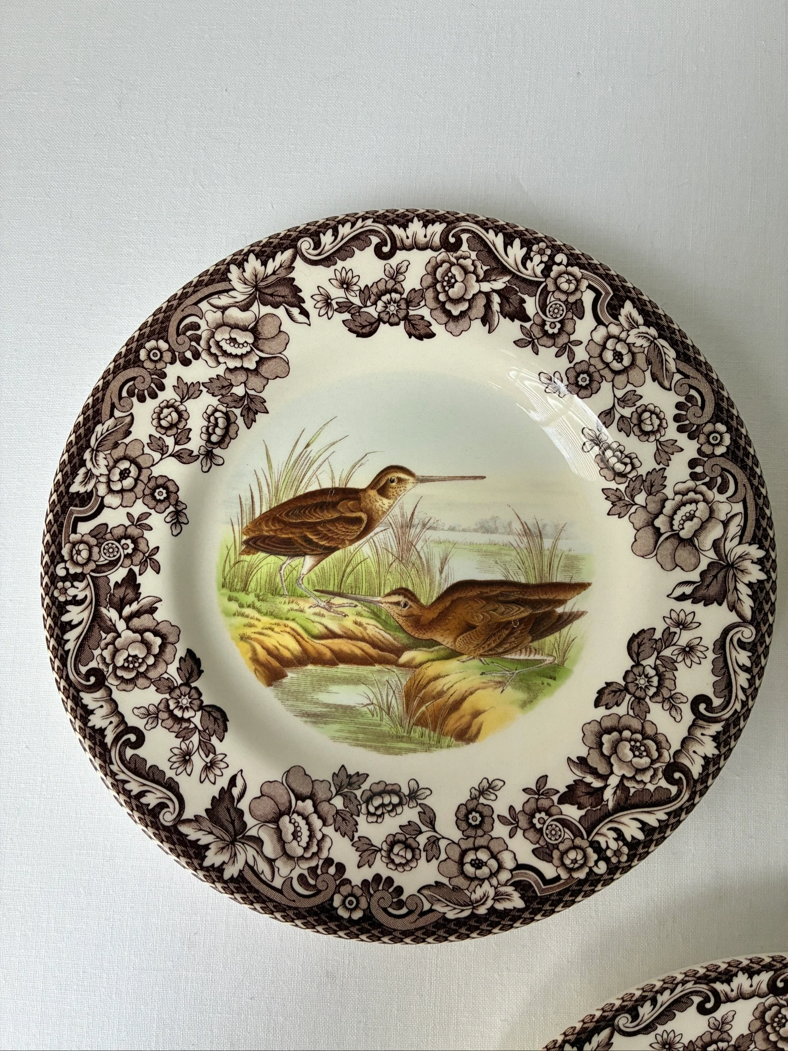 Spode Woodland 'Snipe' dessert plates (set of 3) – photo 4
